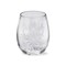 17 oz. Fleur Etched Stemless Wine Drinkware Hand Wash Beverage Glassware  Dinner Party Wedding Resturant